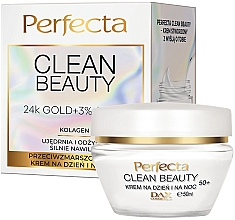 Przeciwzmarszczkowy krem do twarzy na dzień i na noc 50+ - Perfecta Clean Beauty Face Cream — Zdjęcie N2