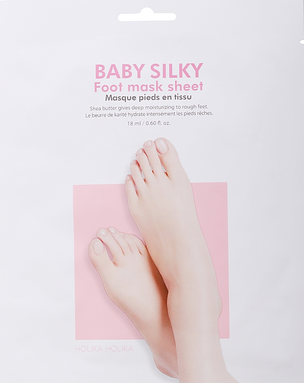 Maska do stóp na noc - Holika Holika Baby Silky Foot Mask Sheet — Zdjęcie N1