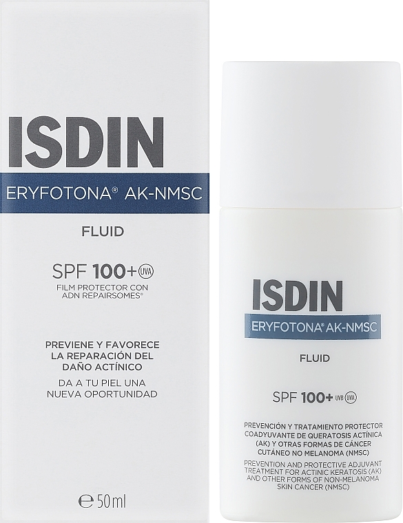 Fluid przeciwsłoneczny SPF 100 - Isdin Eryfotona AK-NMSC SPF 100+ Fluid — Zdjęcie N2