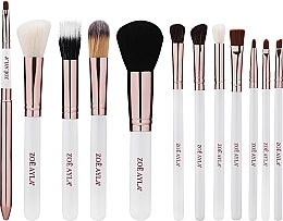 Zestaw pędzli do makijażu w etui, 12 szt. - Zoe Ayla Cosmetics Professional Brush Set — Zdjęcie N2