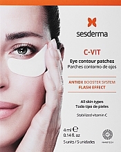 Kup Przeciwstarzeniowe płatki pod oczy - SesDerma Laboratories C-Vit Eye Contour Patches