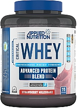 Kup Białko dla sportowców o smaku koktajlu truskawkowego - Applied Nutrition Critical Whey Advanced Protein Blend Strawberry Milkshake