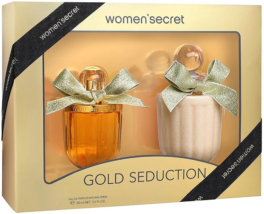 Women Secret Gold Seduction - Zestaw (edp/100ml + sh/gel/100ml) — Zdjęcie N1