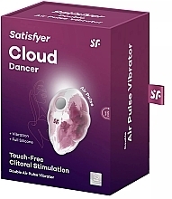 Próżniowy stymulator łechtaczki - Satisfyer Cloud Dancer Red Print — Zdjęcie N2