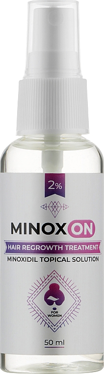 Lotion na porost włosów 2% - Minoxon Hair Regrowth Treatment Minoxidil Topical Solution 2%