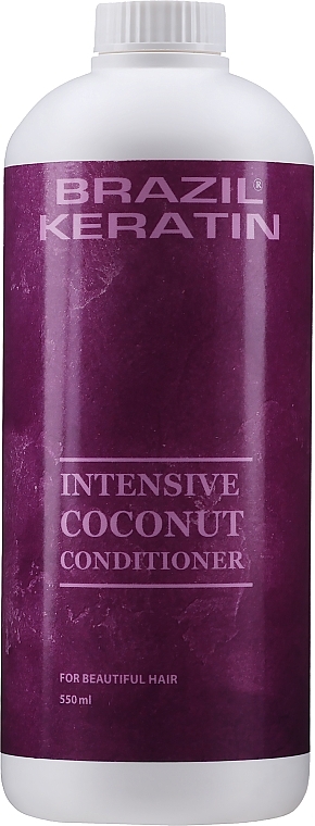 PRZECENA! Kokosowa odżywka nawilżająca do włosów suchych - Brazil Keratin Intensive Coconut Conditioner * — Zdjęcie N3