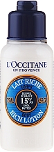 Odżywcze mleczko do ciała z masłem shea - L'Occitane 15% Shea Butter Rich Lotion — Zdjęcie N3