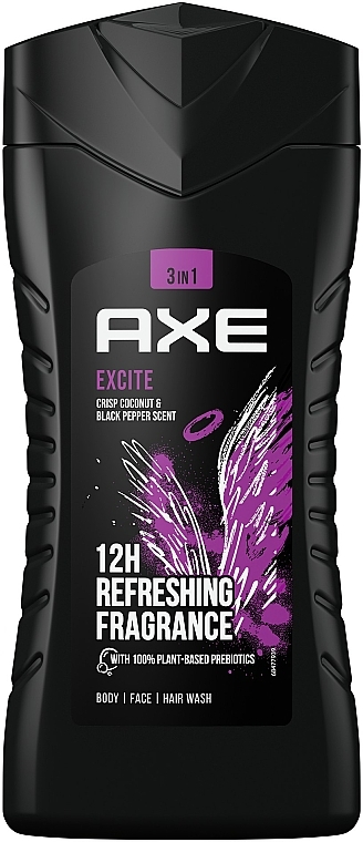 Żel pod prysznic dla mężczyzn - Axe Excite Revitalizing Shower Gel — Zdjęcie N1