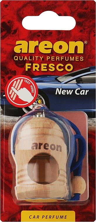 Odświeżacz powietrza do samochodu Nowy samochód - Areon Fresco New Car — Zdjęcie N1