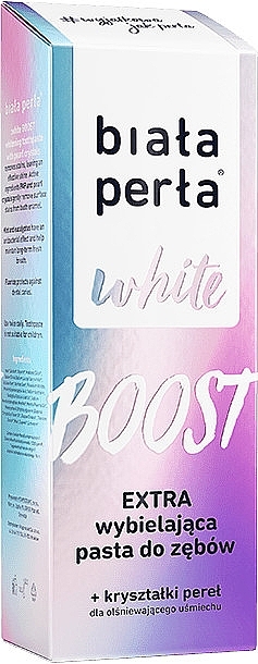 Wybielająca pasta do zębów - Biala Perla Extra White Boost Toothpaste — Zdjęcie N1