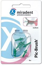 Kup Zapasowe międzyzębowe szczoteczki, 0,8 mm/2,2 mm, zielone - Miradent Pic-Brush Refill