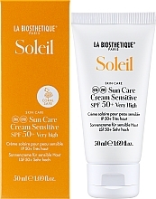 Krem przeciwsłoneczny do skóry wrażliwej - La Biosthetique Soleil Sun Care Cream Sensitive SPF 50+ — Zdjęcie N2