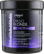 Wzmocniony proszek rozjaśniający do włosów - Dikson Dikso Blonde Bleaching Powder Up To 9 — Zdjęcie N4