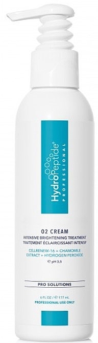 Intensywny środek rozjaśniający, krem, krok 1 - HydroPeptide Professional O2 Cream — Zdjęcie N1