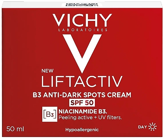 Krem do twarzy - Vichy LiftActiv B3 Anti-Dark Spots Cream SPF50 — Zdjęcie N2