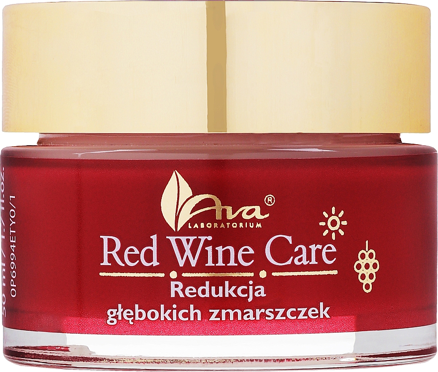 Krem do twarzy na dzień redukujący głębokie zmarszczki z ekstraktem z czerwonego wina - AVA Laboratorium Red Wine Care Day Cream — Zdjęcie N1