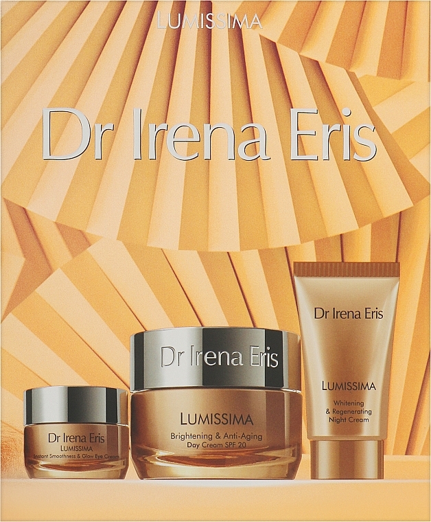 Zestaw - Dr Irena Eris Lumissima (d/cr/50ml + n/cr/30ml + eye/cr/15ml) — Zdjęcie N1