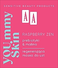 Rewitalizująca maska do ust - AA You.mmy Skin Raspberry Zen — Zdjęcie N2