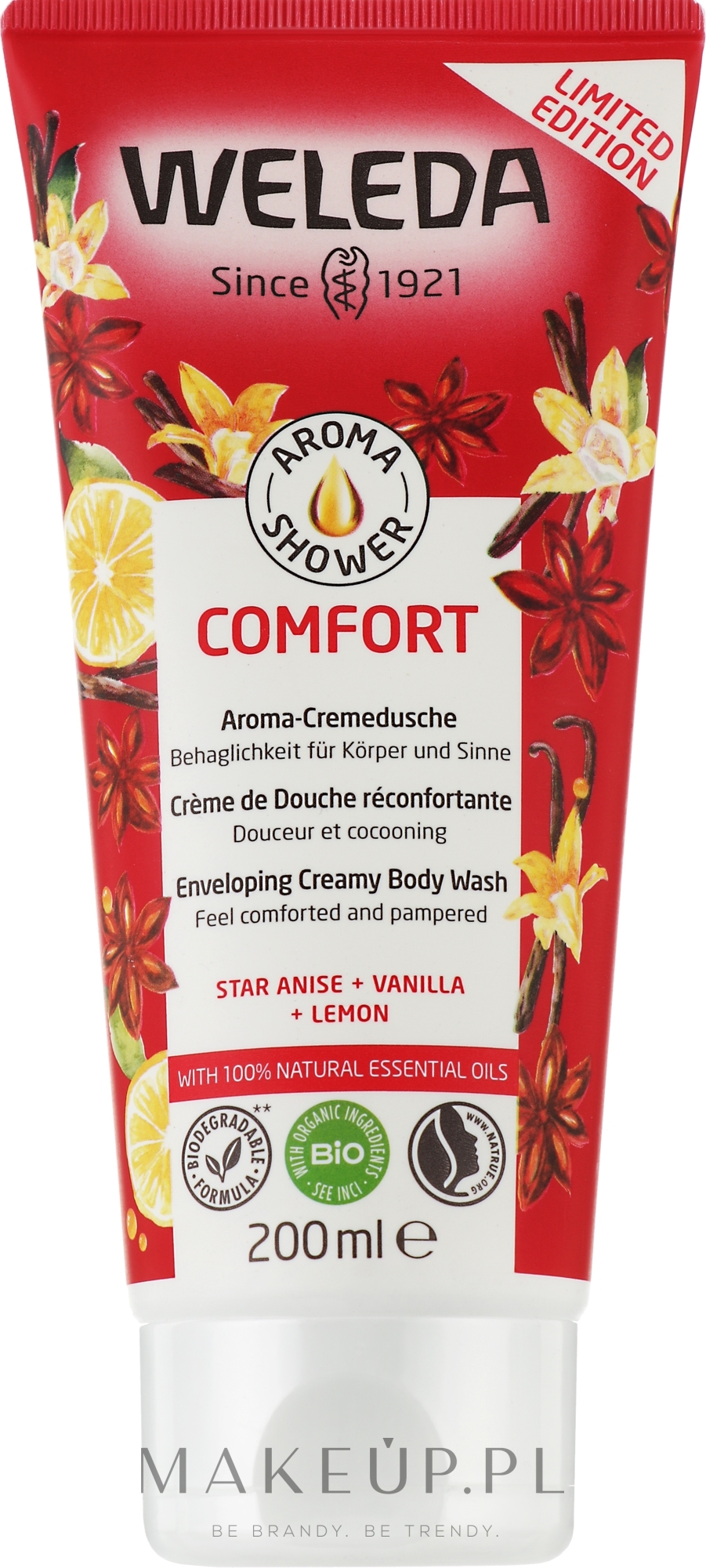 Aromatyczny żel pod prysznic Comfort - Weleda Aroma Shower Comfort Limited Edition  — Zdjęcie 200 ml