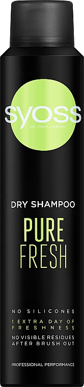 Suchy szampon do włosów - Syoss Pure Fresh Dry Shampoo