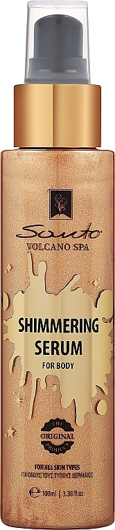 Serum do ciała - Santo Volcano Spa Shimmering Serum For Body — Zdjęcie N1