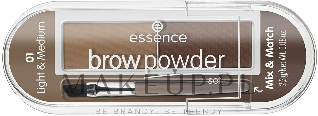 Zestaw do stylizacji brwi - Essence Eyebrow Stylist Set — Zdjęcie Light/Medium