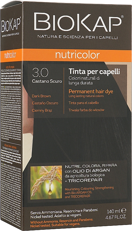 Farba do włosów - BiosLine Biokap Nutricolor Tinta — Zdjęcie N1