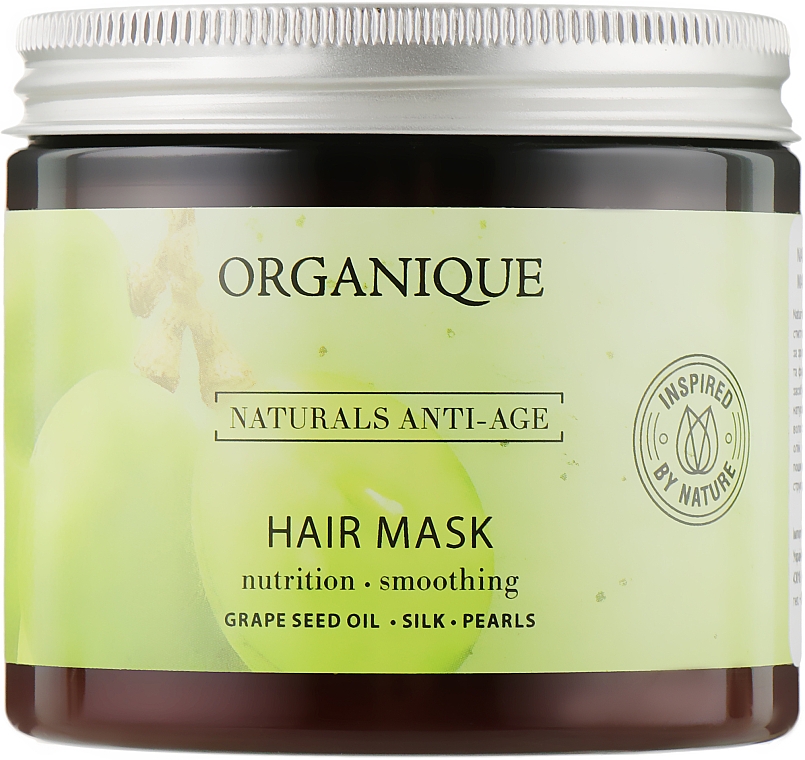Regenerująca maska do włosów farbowanych i zniszczonych - Organique Naturals Anti-Age Hair Mask — Zdjęcie N1