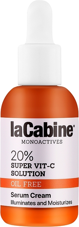 Kremowe serum do twarzy - La Cabine Monoactives 20% Supervit C Solution Serum Cream — Zdjęcie N1