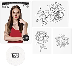 Kup Tatuaż tymczasowy Zwierzęta - TATTon.me Graphic Flowers Set
