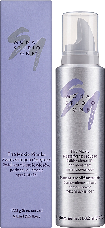Pianka zwiększająca objętość włosów - Monat Studio One The Moxie Mousse — Zdjęcie N2