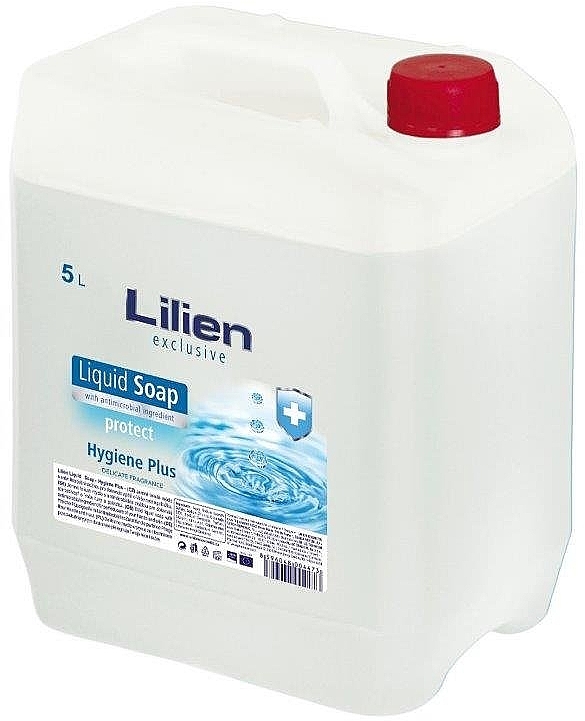 Kremowe mydło w płynie o działaniu antybakteryjnym - Lilien Creamy Liquid Soap Hygiene Plus (kanister) — Zdjęcie N1