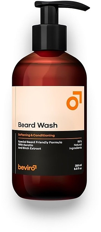 WYPRZEDAŻ Szampon do brody i zarostu o zapachu cytrusowym - Beviro Beard Wash * — Zdjęcie N1