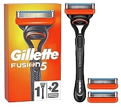 Kup Maszynka do golenia z 3 wymiennymi kasetami - Gillette Fusion 5