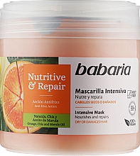 Kup Intensywna maska ​​do włosów Odżywienie i regeneracja - Babaria Intensive Mask Nutritive & Repair