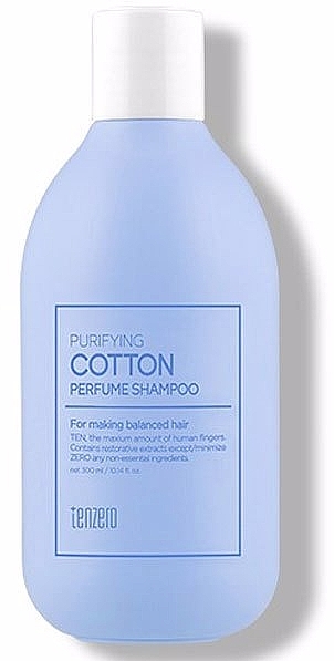 Szampon oczyszczający o aromacie bawełny - Tenzero Purifying Cotton Perfume Shampoo — Zdjęcie N1