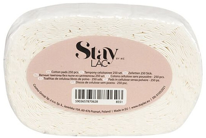 Bawełniane płatki celulozowe, 250szt - Staylac Soft Pads — Zdjęcie N1