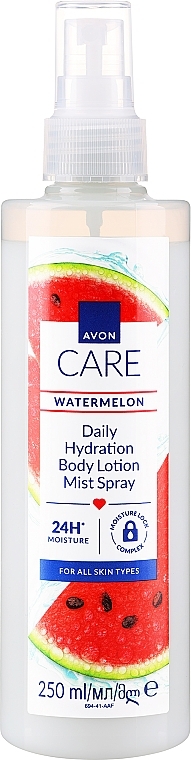 Nawilżający lotion do ciała w sprayu z ekstraktem z arbuza - Avon Care Watermelon Daily Hydration Body Lotion Mist Spray — Zdjęcie N1