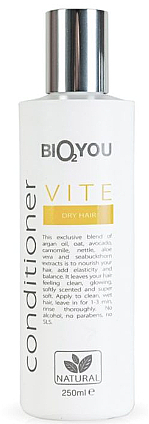 Naturalna odżywka do włosów suchych Vite - Bio2You Natural Conditioner For Dry Hair  — Zdjęcie N1