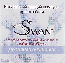 Kup Naturalny szampon w kostce Delikatne oczyszczanie - Swan