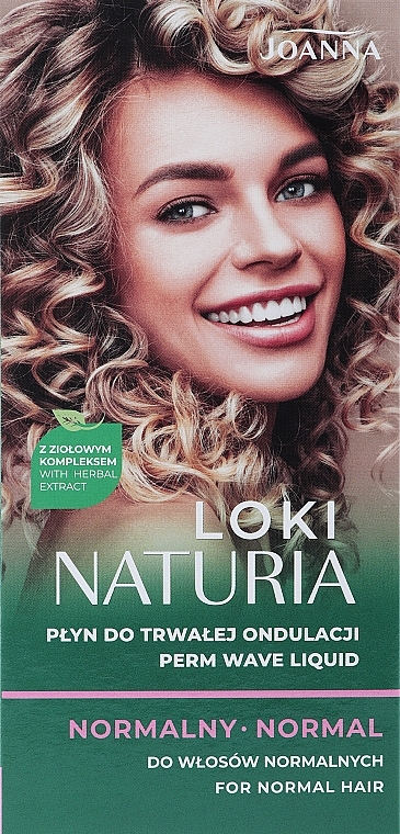 Płyn do trwałej ondulacji włosów normalnych - Joanna Naturia Loki Normal Perm Wave Liquid — Zdjęcie N1