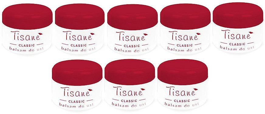 Zestaw balsamów do ust - Farmapol Tisane Classic Lip Balm Set 7+1 (8 x lip/balm 4,7 g) — Zdjęcie N1