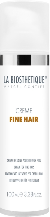 Odżywczy krem do włosów suchych - La Biosthetique Creme Fine Hair