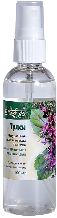 Naturalna woda kwiatowa Tulsi - Aasha Herbals — Zdjęcie N1