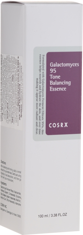 Odżywcza esencja do twarzy wyrównująca koloryt - Cosrx Galactomyces 95 Tone Balancing Essence — Zdjęcie N1