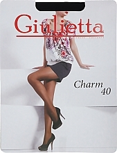 Rajstopy damskie Charm, 40 DEN, nero - Giulietta — Zdjęcie N4