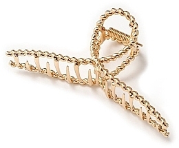 Spinka krab, metalowa, XL 12 cm, SP145, złota - Ecarla — Zdjęcie N1