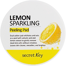Peelingujące płatki do twarzy - Secret Key Lemon Sparkling Peeling Pad — Zdjęcie N3