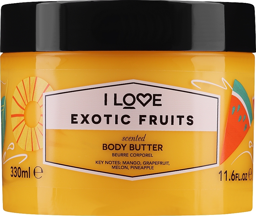 Naturalne masło do ciała Owoce egzotyczne - I Love… Exotic Fruits Body Butter — Zdjęcie N1