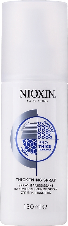 Pogrubiający spray do włosów - Nioxin 3D Styling Thickening Spray — Zdjęcie N1